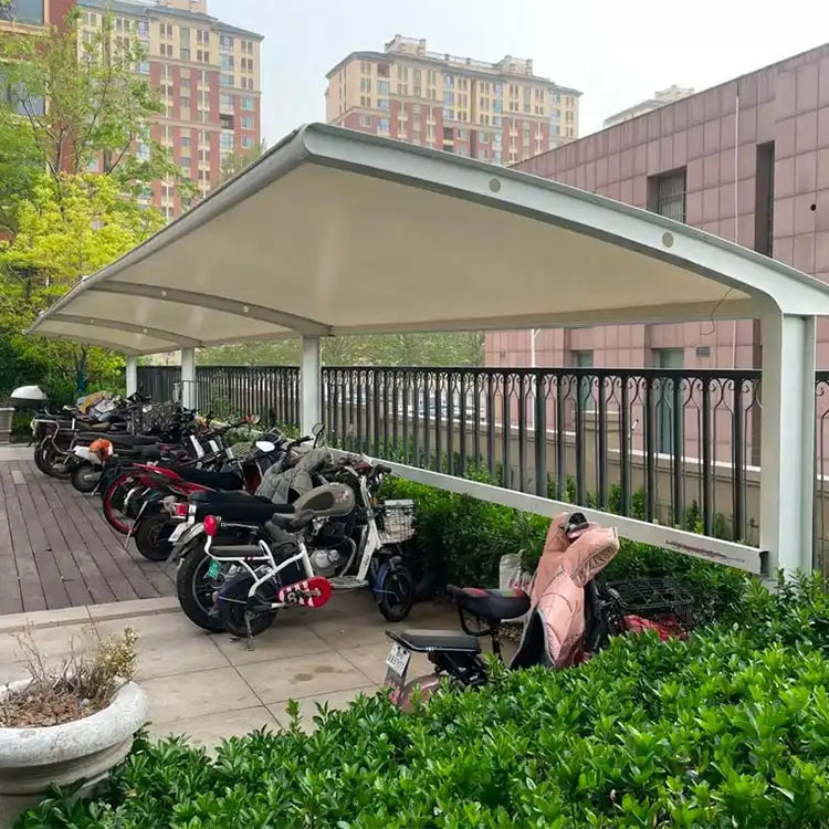 金昌膜结构电动车棚