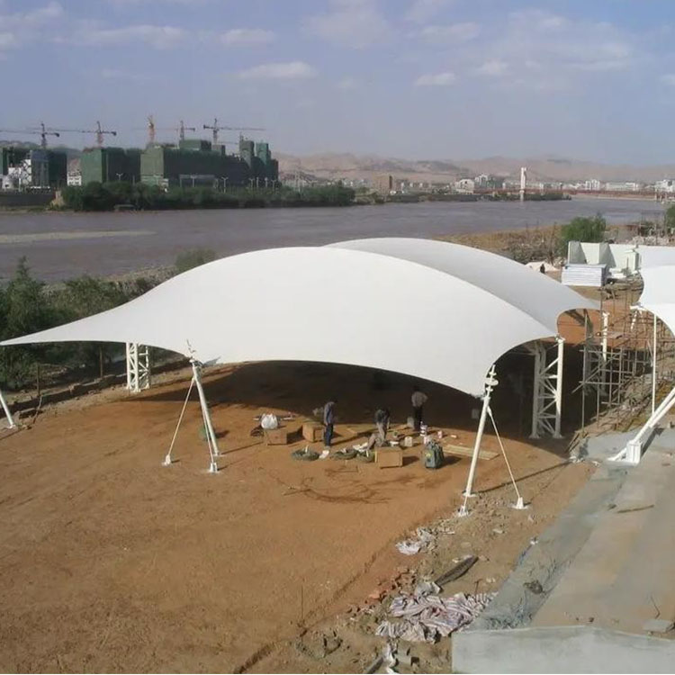 金昌膜结构汽车棚